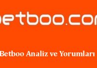 Betboo Analiz ve Yorumları