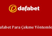 Dafabet Para Çekme Yöntemleri
