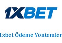 1xbet Ödeme Yöntemleri