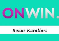 Onwin Bonus Kuralları