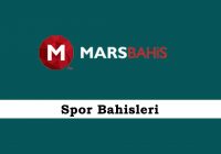 Marsbahis Spor Bahisleri