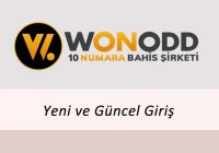 Wonodd Yeni ve Güncel Giriş