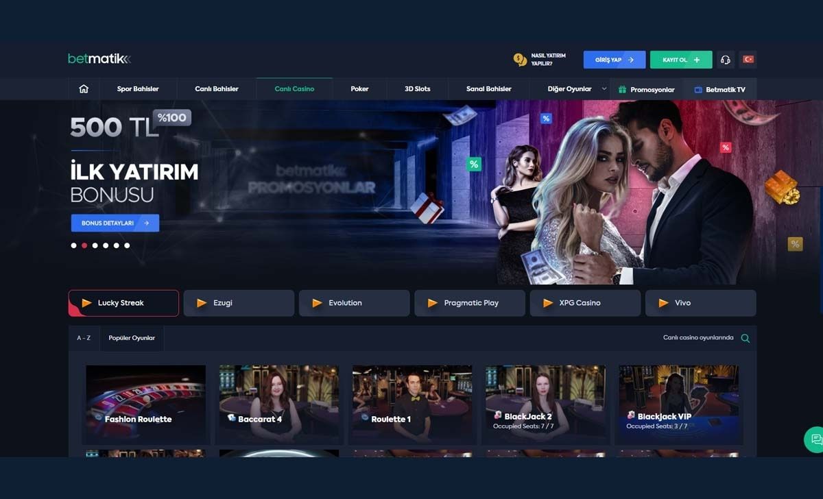 Betmatik Direkt Giriş